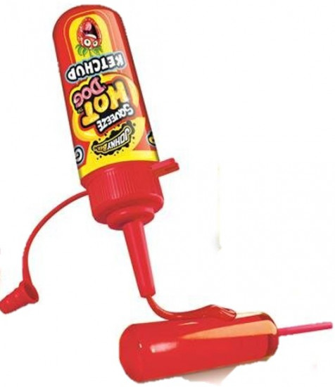 Жидкая конфета-гель с леденцом «Hot Dog»