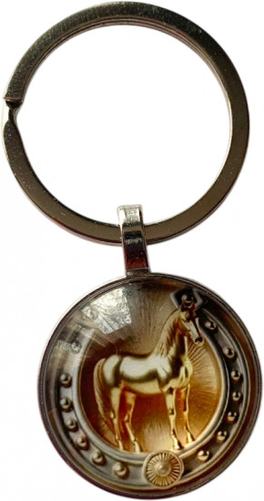 Брелок-кулон «Лошадь в подкове»