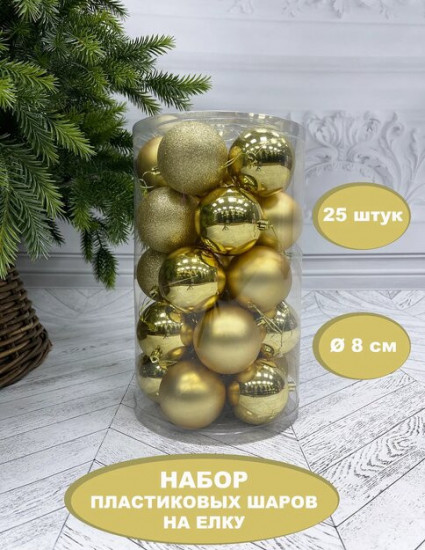 Набор шаров ёлочных