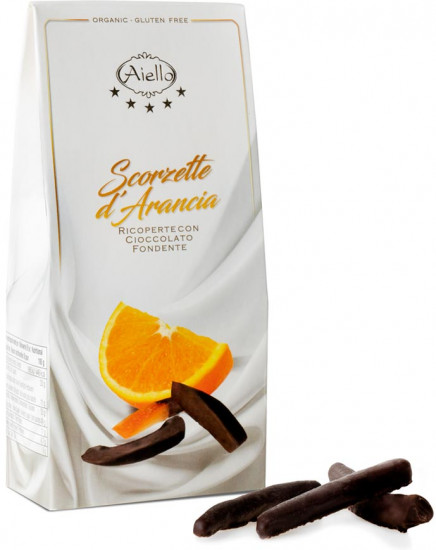 Засахаренная апельсиновая цедра в тёмном шоколаде