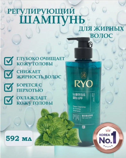 Шампунь для волос «Deep Cleansing & Cooling Shampoo»