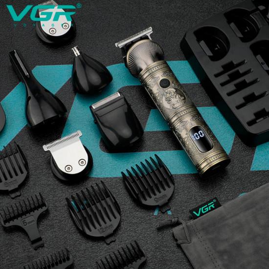Триммер для стрижки бороды и волос универсальный VGR V-106