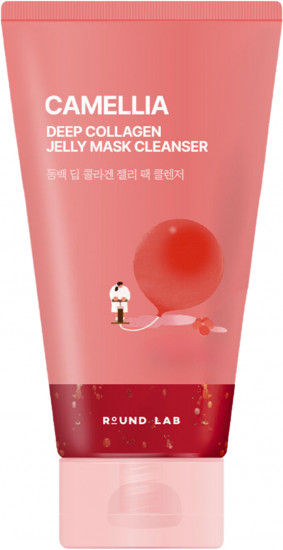 Гель-маска для очищения кожи c камелией «Camellia Deep Collagen Jelly Mask Cleanser»