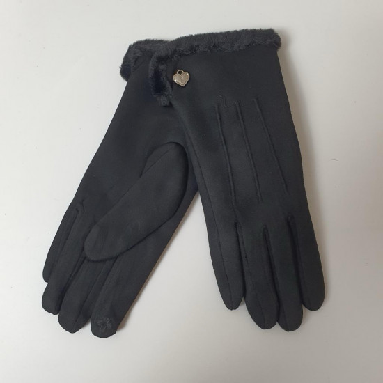 Перчатки женские «Замочек сердце»