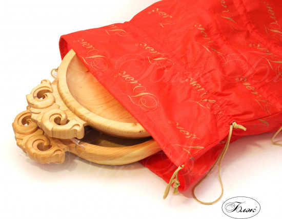 Фирменный мешок для хранения посуды большой