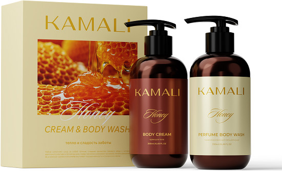 Набор для тела уходовый «Honey Cream&Body Wash»