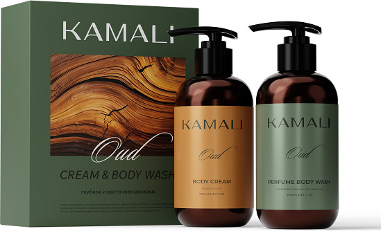 Набор из крема для тела и геля для душа «Oud Cream & Body Wash»