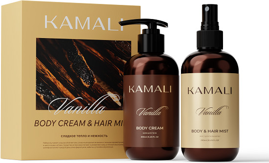 Набор уходовый для тела и волос «Vanilla Cream & Mist»
