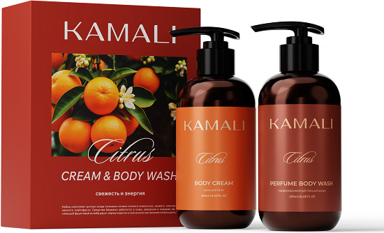 Набор для тела уходовый «Citrus Cream&Body Wash»