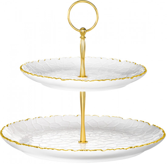 Блюдо-этажерка двухъярусое «Charm»