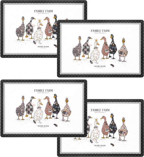 Набор салфеток подстановочных «Family farm»