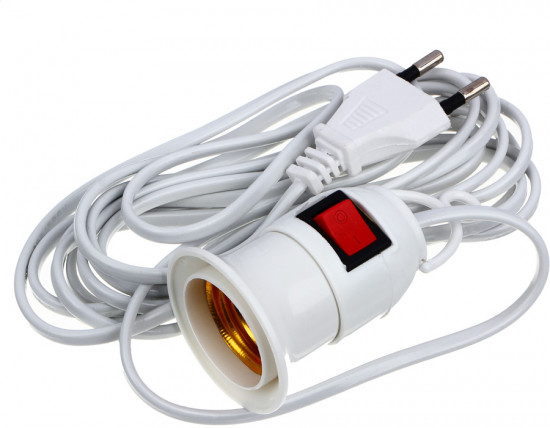 Удлинитель для лампочки с выключателем