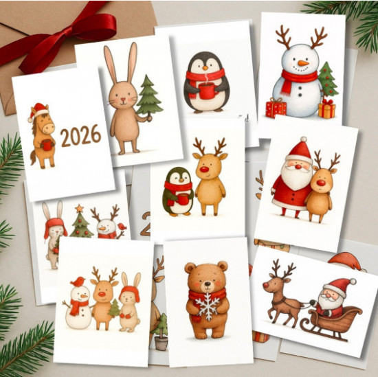 Набор открыток «Новый год»