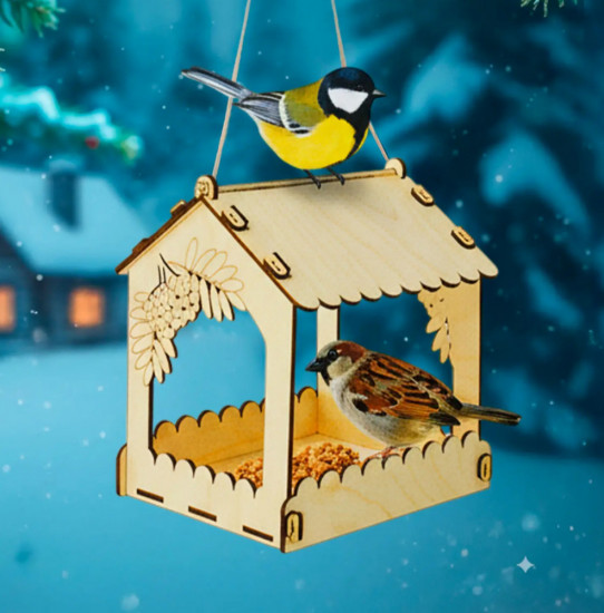 Кормушка для птиц сборная