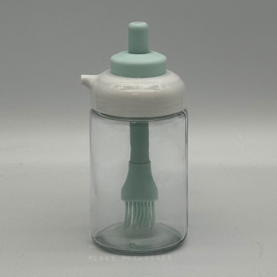 Банка для масла с кисточкой