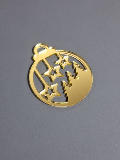 Топпер «Шарик с Ёлками»