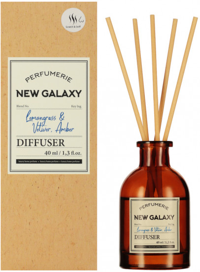 Аромадиффузор «Lemongrass&Vetiver, Amber»