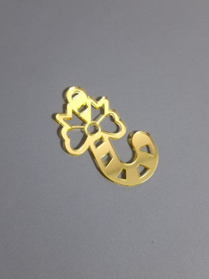 Топпер «Трость с бантом»