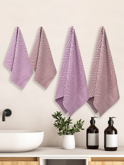 Набор махровых полотенец «Жаккард»