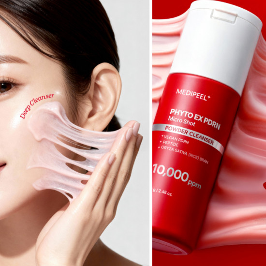 Очищающая энзимная пудра с пептидами с ПДРН и микроиглами «Phyto EX PDRN Micro Shot Powder Cleanser»