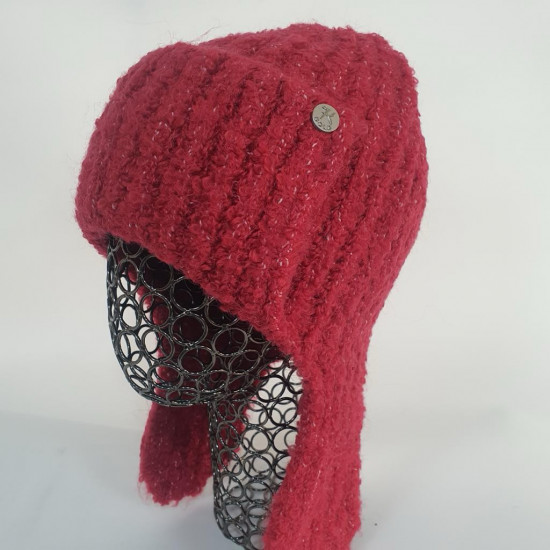 Шапка-ушанка женская зимняя