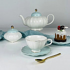 голубой/белый