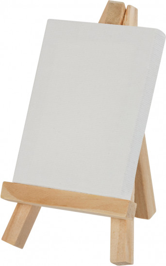 Мини-мольберт с холстом