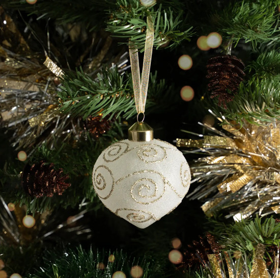 Шар ёлочный стеклянный