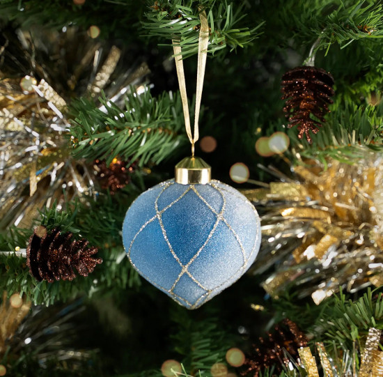 Шар ёлочный стеклянный