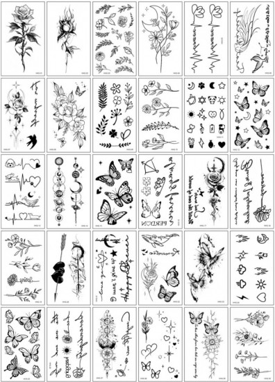 Набор временных татуировок