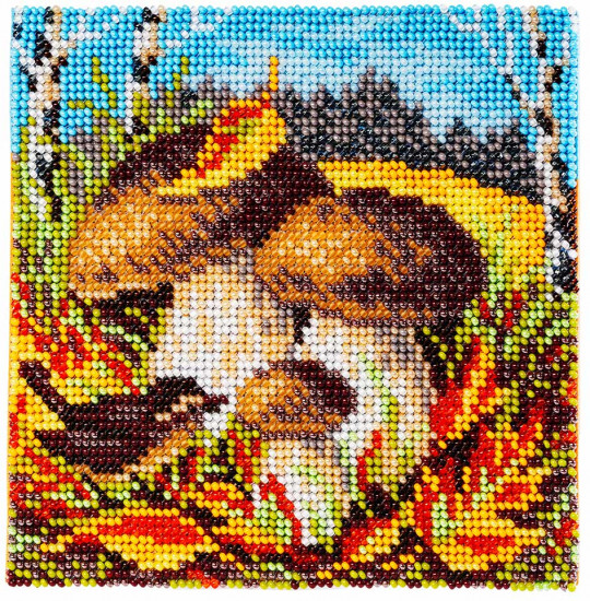 Набор для вышивания бисером «Боровики»