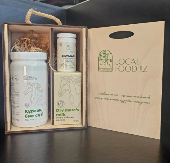 Набор саумала в подарочной деревянной упаковке