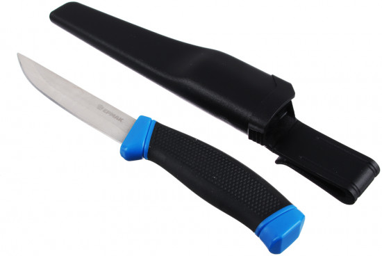 Нож универсальный для рыбалки и туризма c ножнами