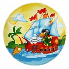 Тарелка детская «Вкусности на корабле»