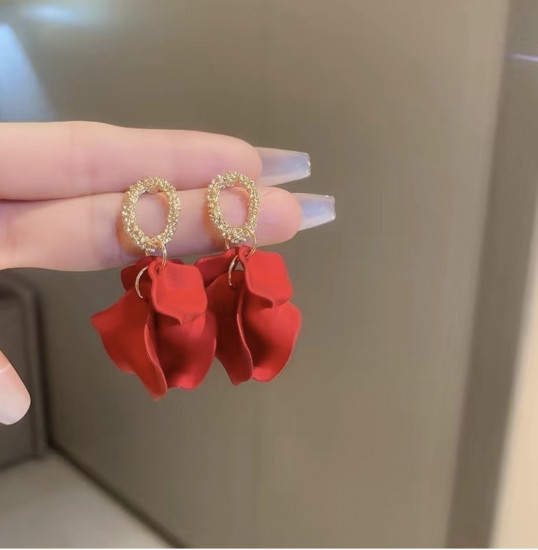 Серьги женские «Пламя»