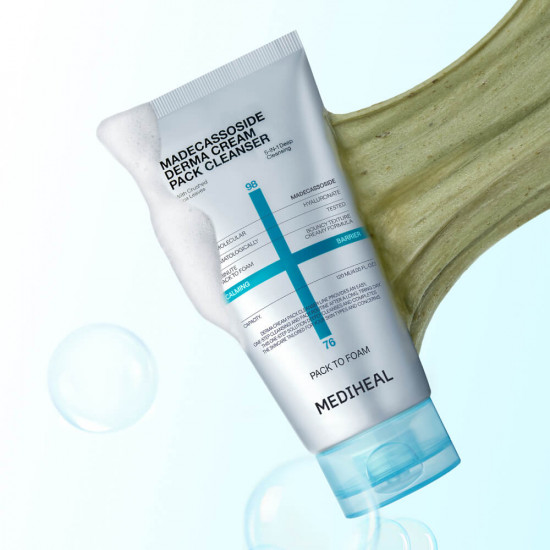 Очищающий крем-маска для лица с мадекассосидом «Madecassoside Derma Cream Pack Cleanser»