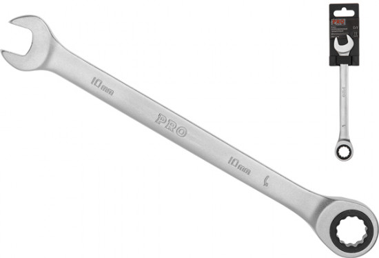 Ключ комбинированный  трещоточный «Pro»
