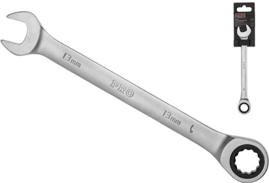 Ключ комбинированный  трещоточный «Pro»
