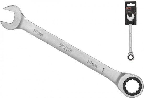 Ключ комбинированный  трещоточный «Pro»