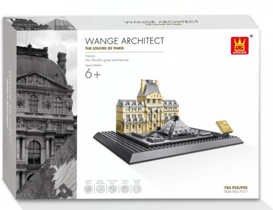Конструктор пластиковый «Лувр»