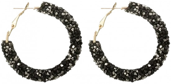 Серьги женские «Черная ночь»