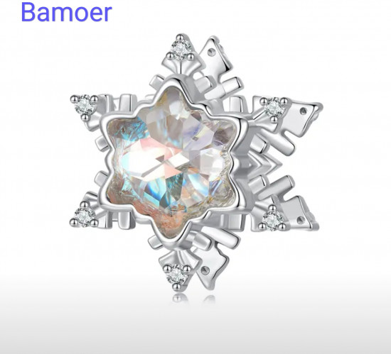 Шарм «Снежинка Мурано»