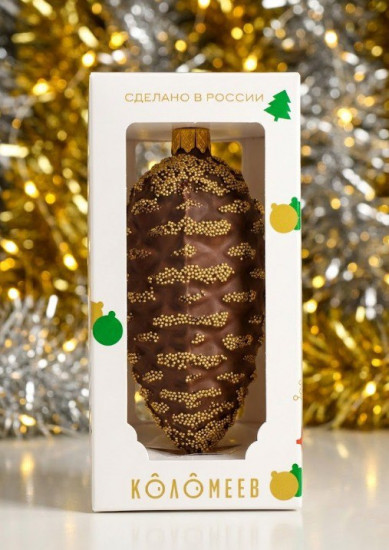 Ёлочное украшение «Шишка большая»