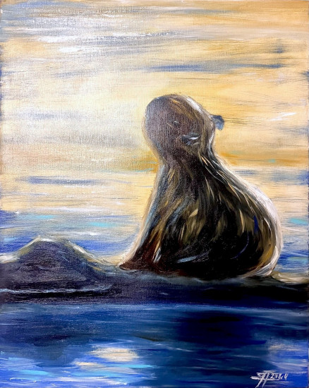 Картина маслом «Капибара»