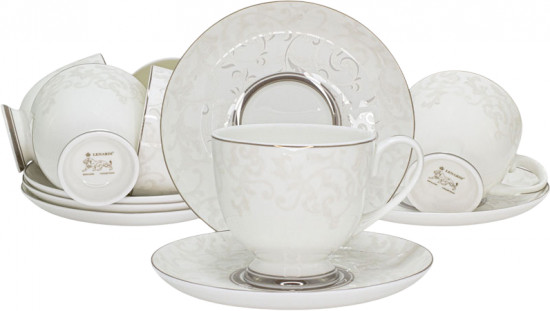 Набор чайный «Серый шёлк»