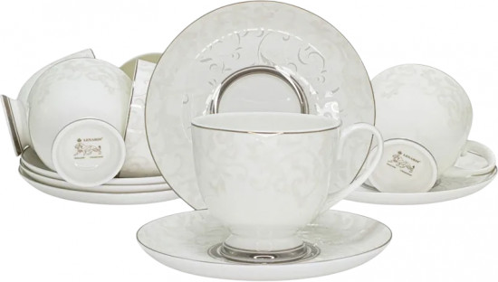 Набор кофейный «Серый шёлк»