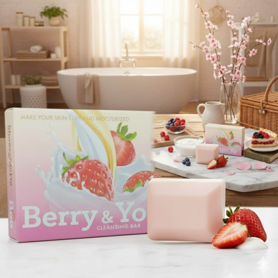 Ягодное мыло с йогуртом «Berry & Yogurt Cleansing Bar»