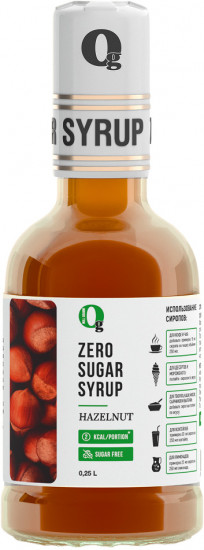 Сироп без сахара «Лесной орех»