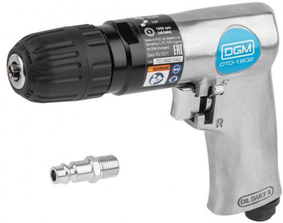 Пневмодрель с реверсом DTD-1802