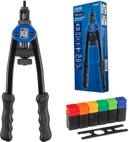 Заклепочник для резьбовых заклепок двуручный «Expert»